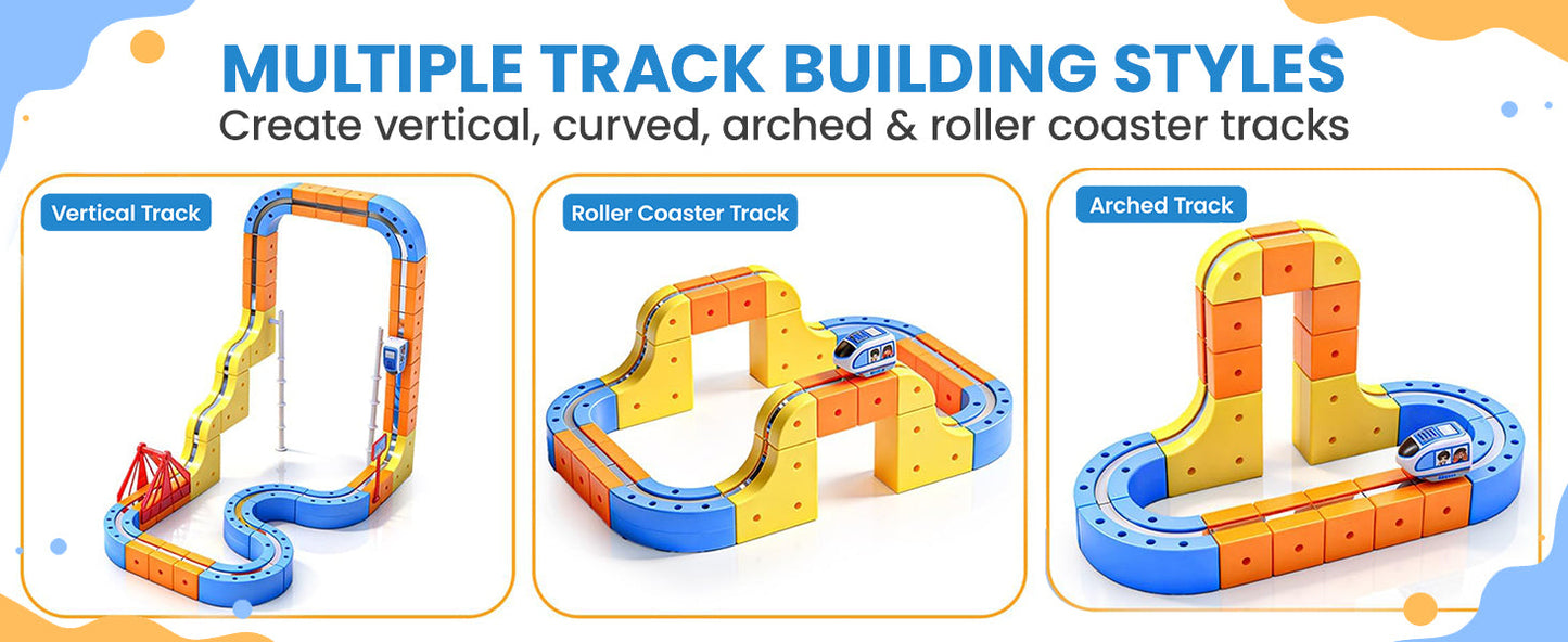 Magnetic Monorail DIY Versatile Track Car