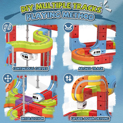 Magnetic Monorail DIY Versatile Track Car