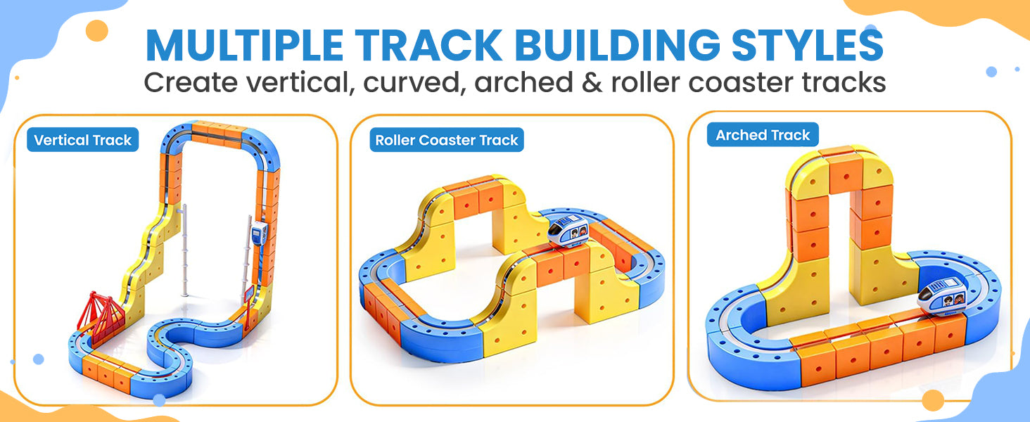 Magnetic Monorail DIY Versatile Track Car