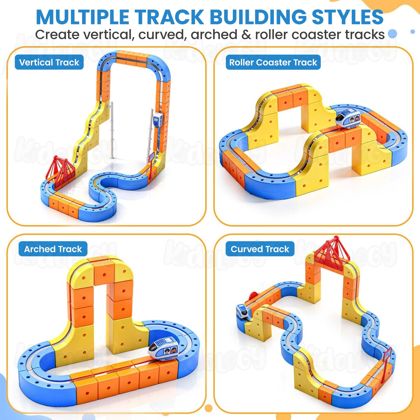 Magnetic Monorail DIY Versatile Track Car