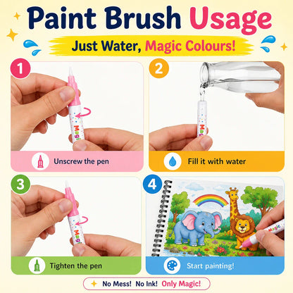 Magic Water Coloring Book | 🔥FLAT 50% SAVINGS🔥