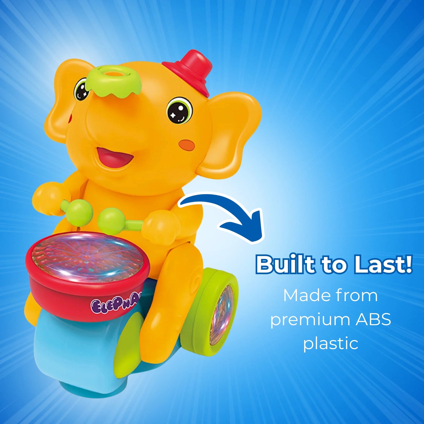 Filio's Educational Musical Elephant Toy