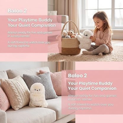 Filio™ AI Shy Mirumi™ Interactive Companion Toy | Cute AI Plush Robot for Kids & Adults