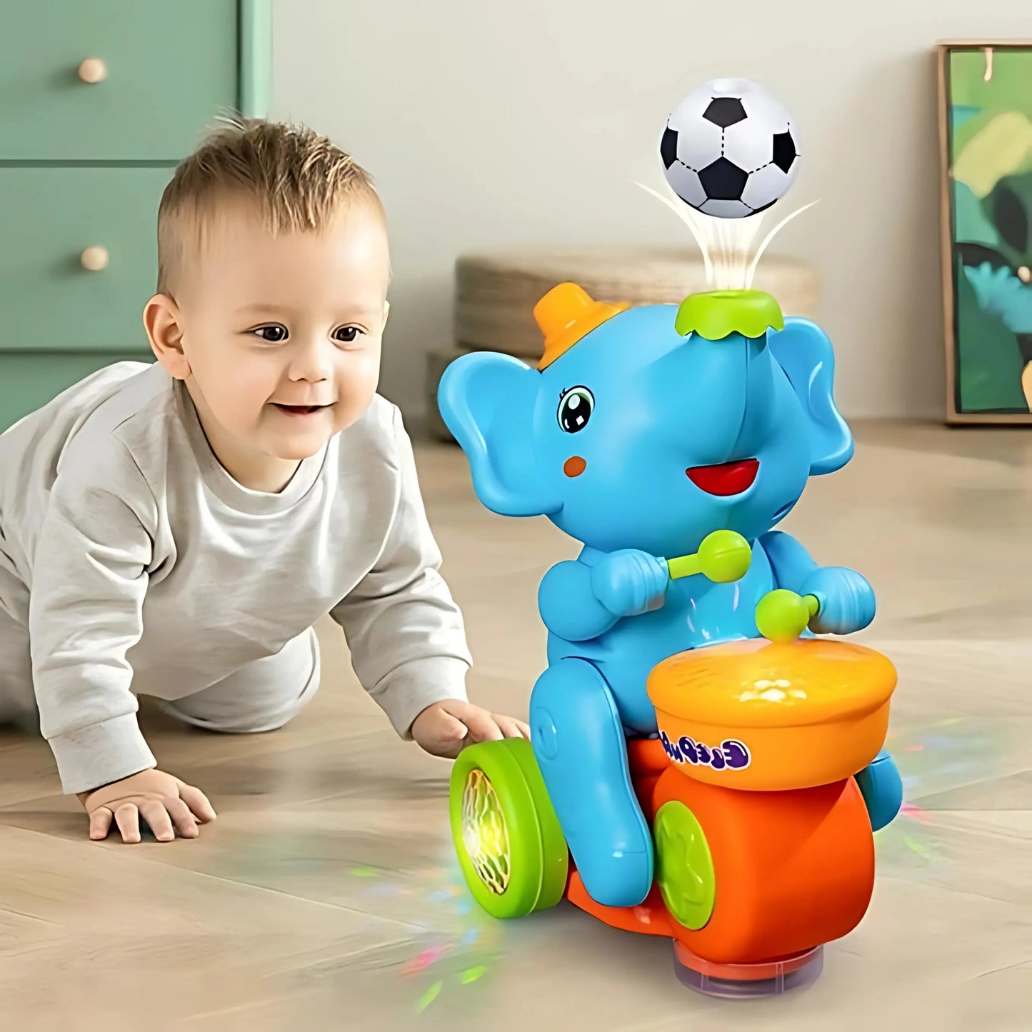 Filio's Educational Musical Elephant Toy