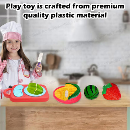 Filio™ Montessori Fruits & Vegetables Cutting Toy Set