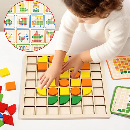 Filio 120pcs Wooden Brain Booster Blocks