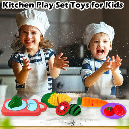 Filio™ Montessori Fruits & Vegetables Cutting Toy Set