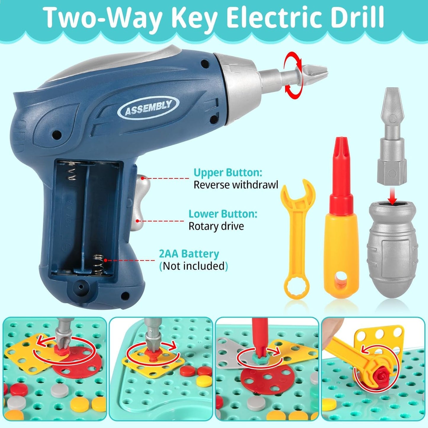 Filio Little Engineer™ DIY Montessori Tool Kit 224 PCS