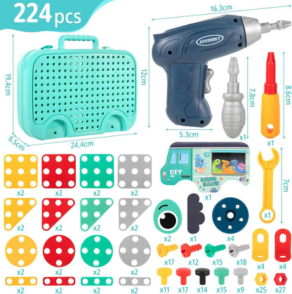Filio Little Engineer™ DIY Montessori Tool Kit 224 PCS