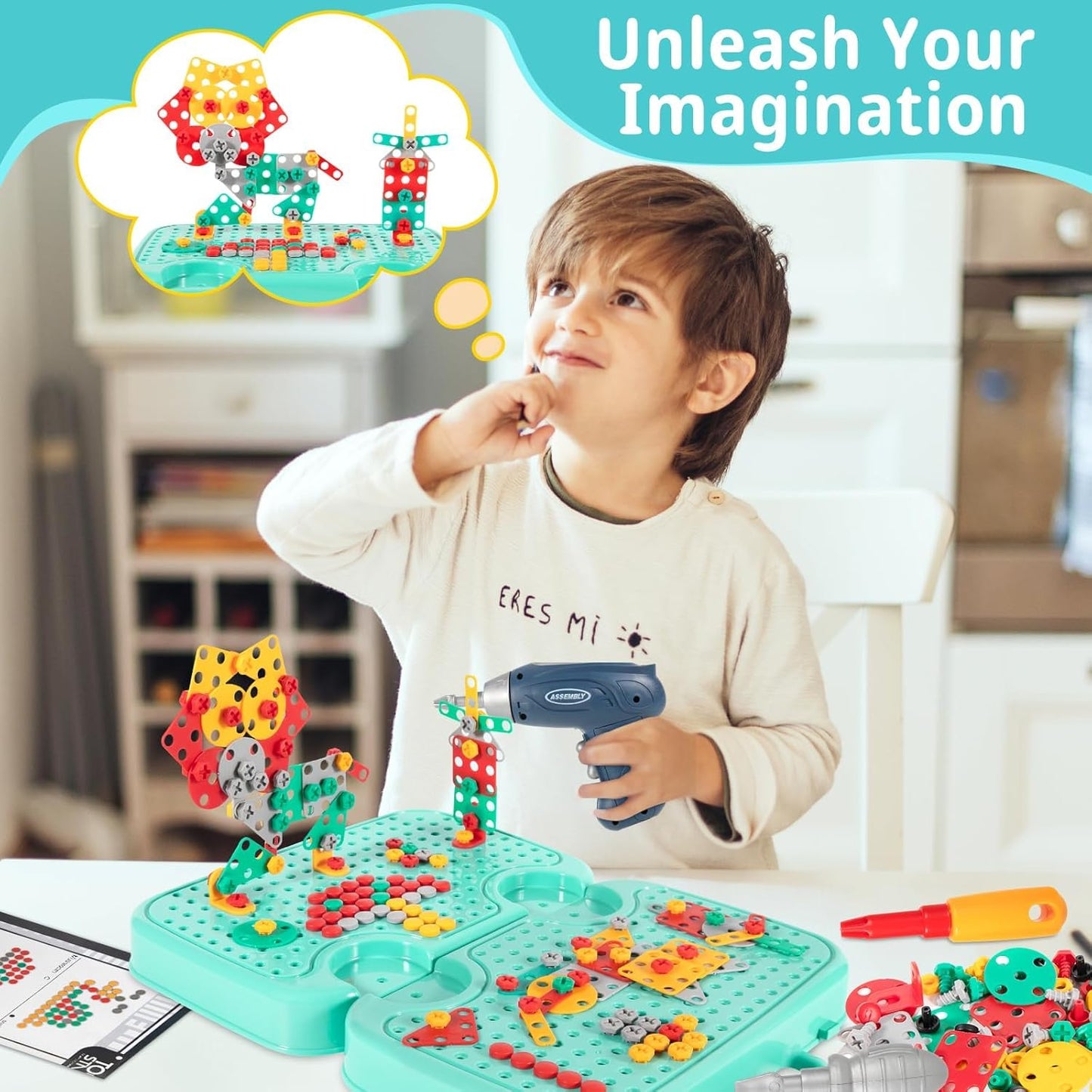 Filio Little Engineer™ DIY Montessori Tool Kit 224 PCS