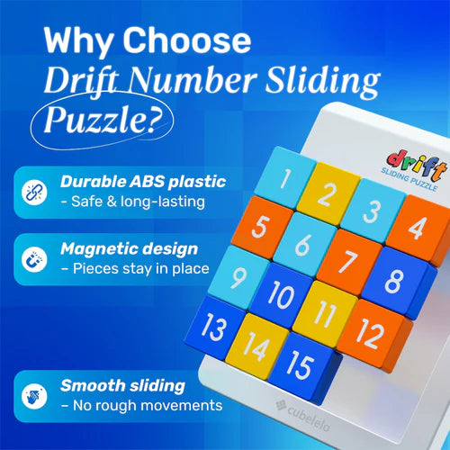NumoShift™ – Smart Sliding Puzzle That Builds Focus & Logic