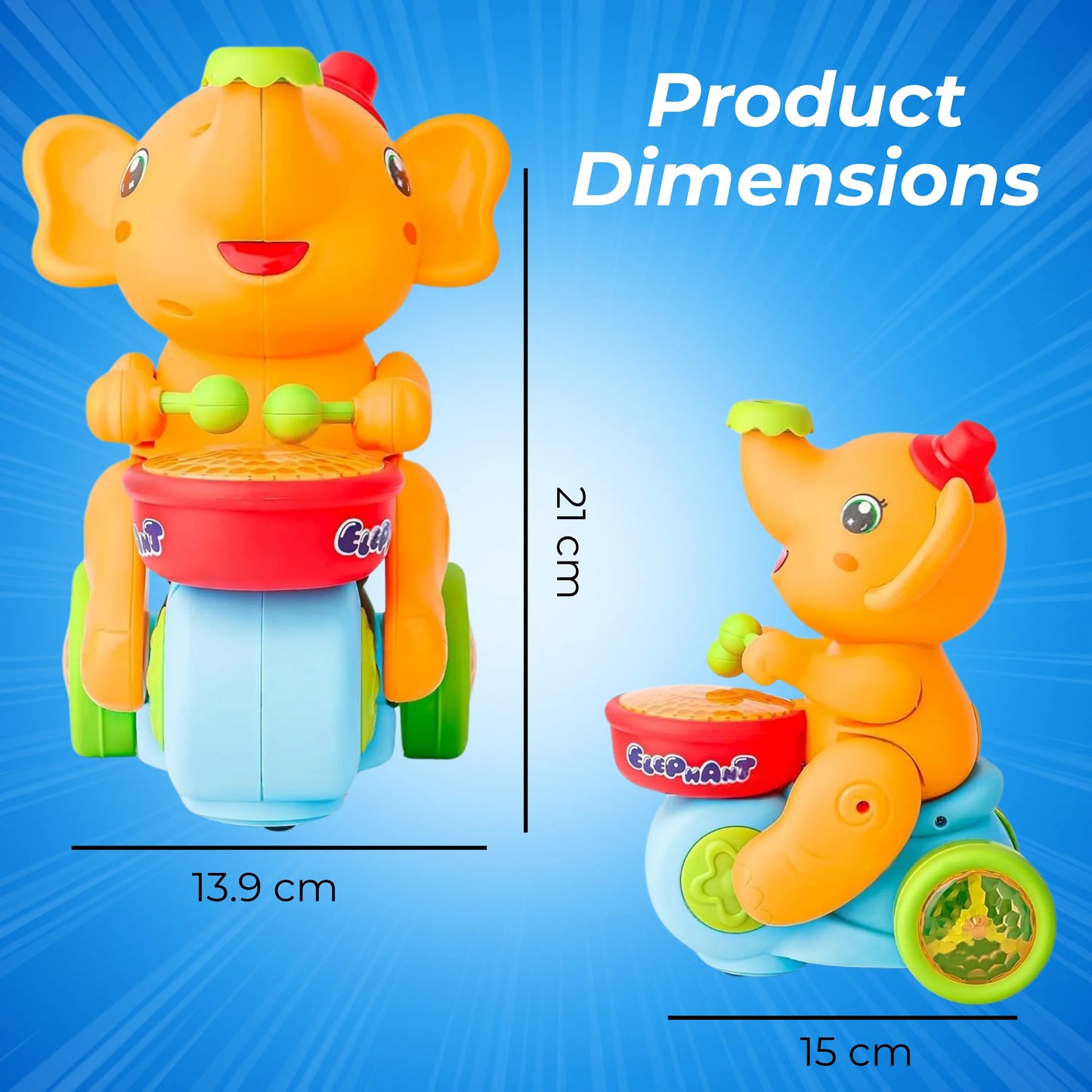 Filio's Educational Musical Elephant Toy