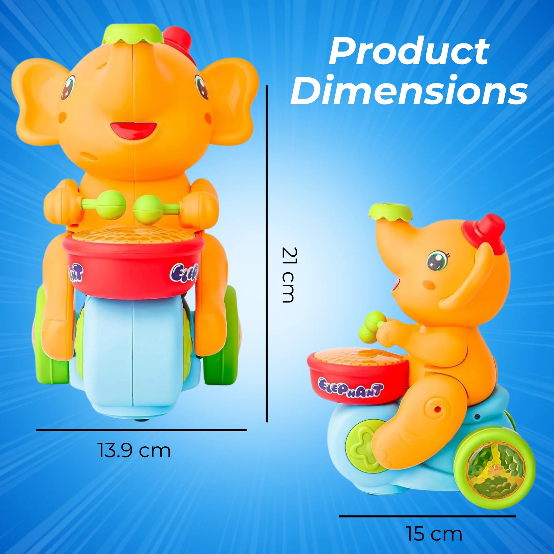 Filio's Educational Musical Elephant Toy