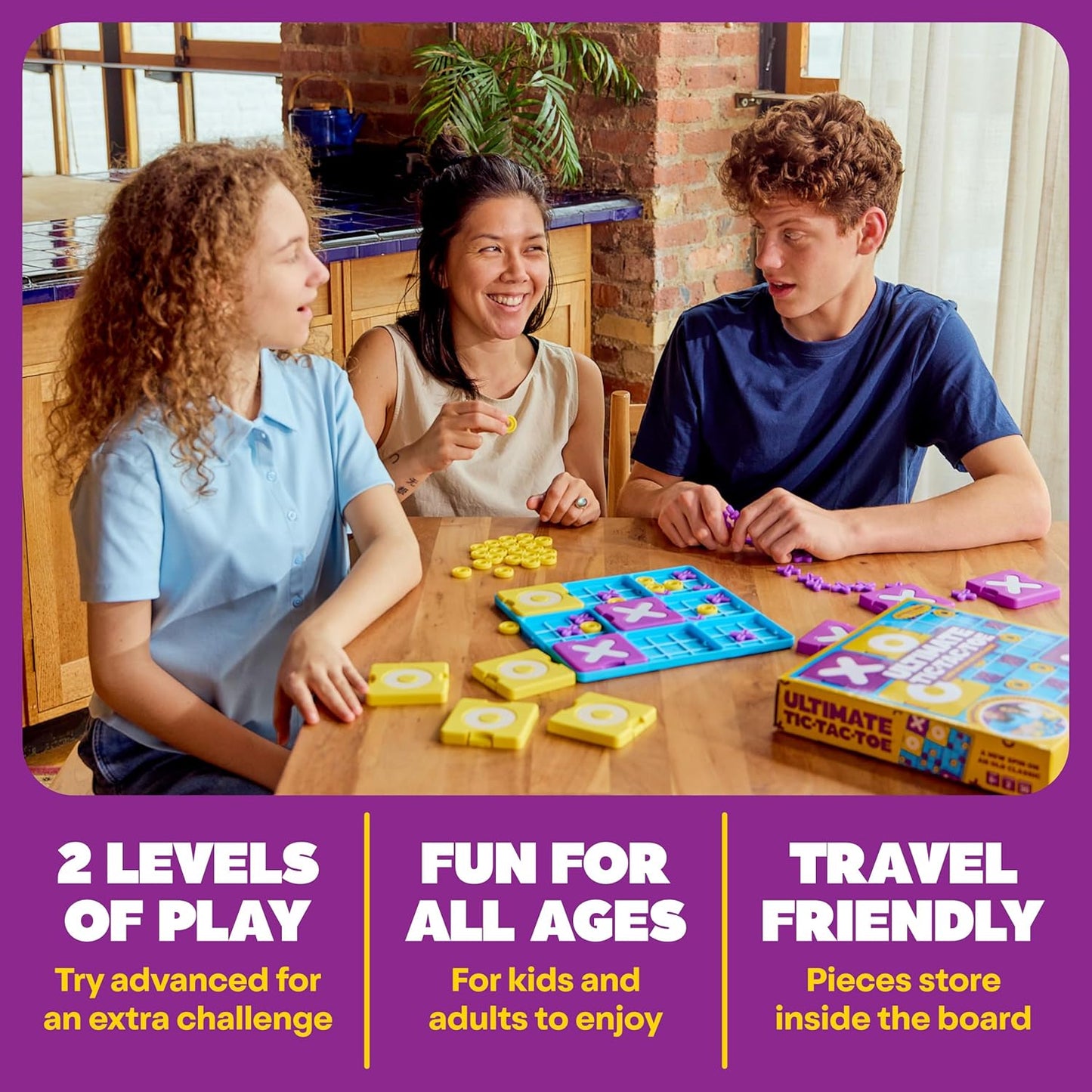 Filio MasterMind™ 9-Board Tic Tac Toe Strategy Game