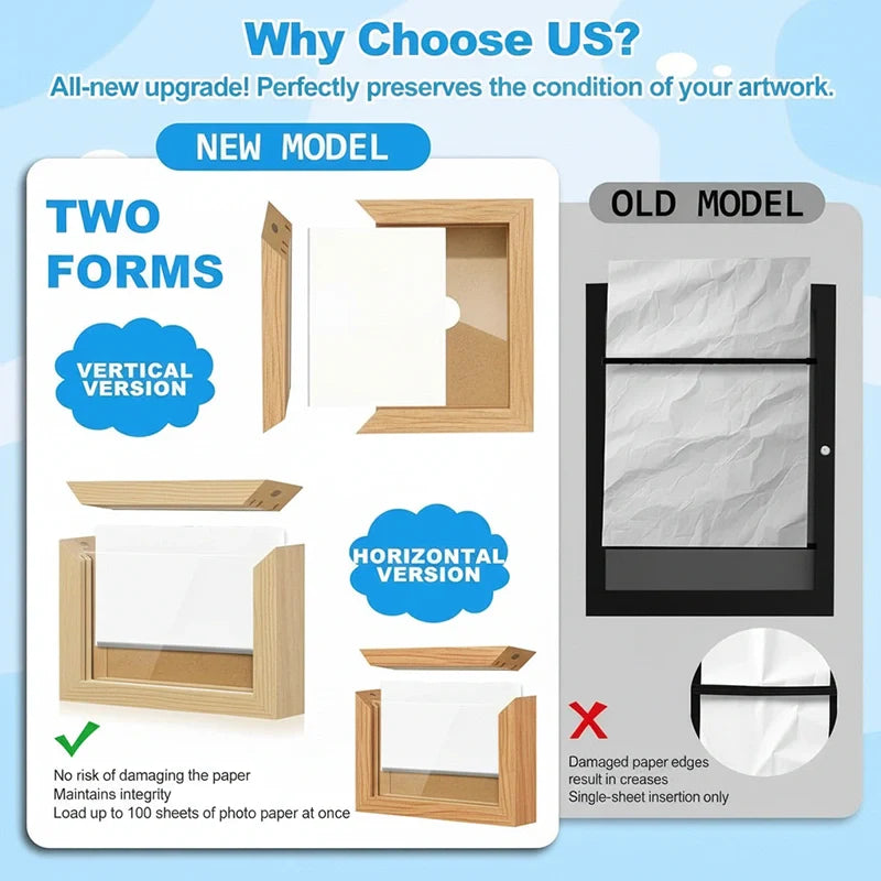 Kids Artwork Display & Storage Frame - A4