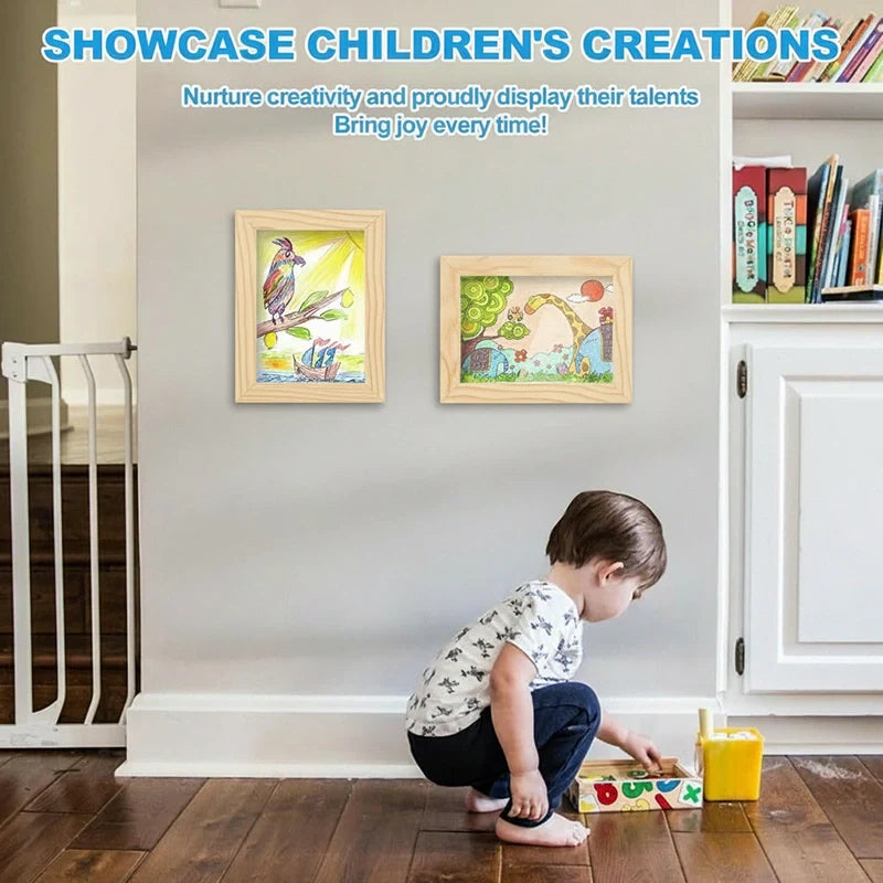 Kids Artwork Display & Storage Frame - A4