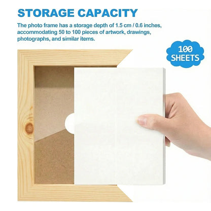 Kids Artwork Display & Storage Frame - A4