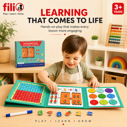 Filio Smart Math & Literacy Board™ | Improve Counting, Reading & Focus | Ages 3+