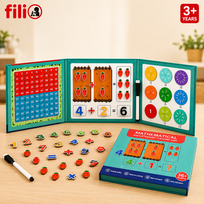 Filio Smart Math & Literacy Board™ | Improve Counting, Reading & Focus | Ages 3+