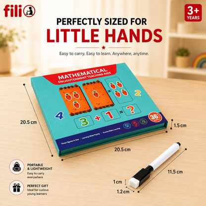 Filio Smart Math & Literacy Board™ | Improve Counting, Reading & Focus | Ages 3+