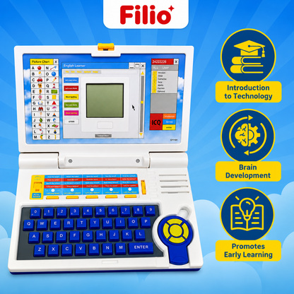 Filio Smart Learning Laptop™ | Interactive Educational Toy for Kids (3+ Years)