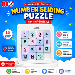 NumoShift™ – Smart Sliding Puzzle That Builds Focus & Logic