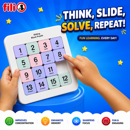 NumoShift™ – Smart Sliding Puzzle That Builds Focus & Logic