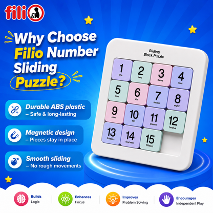 NumoShift™ – Smart Sliding Puzzle That Builds Focus & Logic