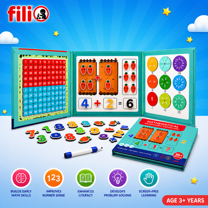 Filio Smart Math & Literacy Board™ | Improve Counting, Reading & Focus | Ages 3+
