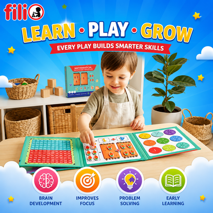 Filio Smart Math & Literacy Board™ | Improve Counting, Reading & Focus | Ages 3+