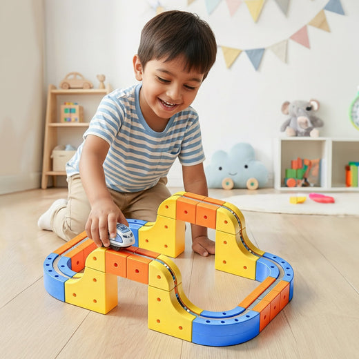 Filio RailNova™ | 3D Magnetic Track Builder Set