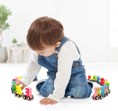 Filio Wooden Magnetic ABC Train – Fun Learning Toy
