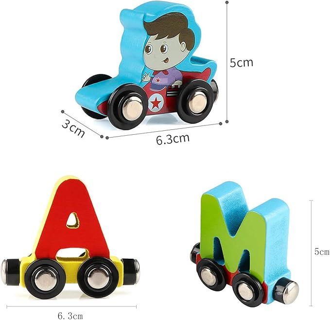 Filio Wooden Magnetic ABC Train – Fun Learning Toy