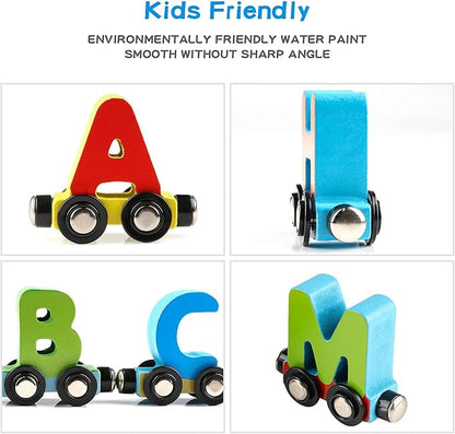 Filio Wooden Magnetic ABC Train – Fun Learning Toy