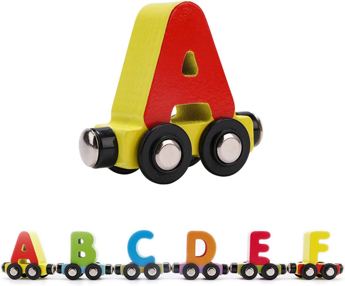 Filio Wooden Magnetic ABC Train – Fun Learning Toy