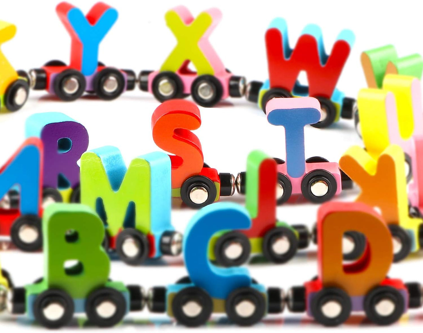 Filio Wooden Magnetic ABC Train – Fun Learning Toy