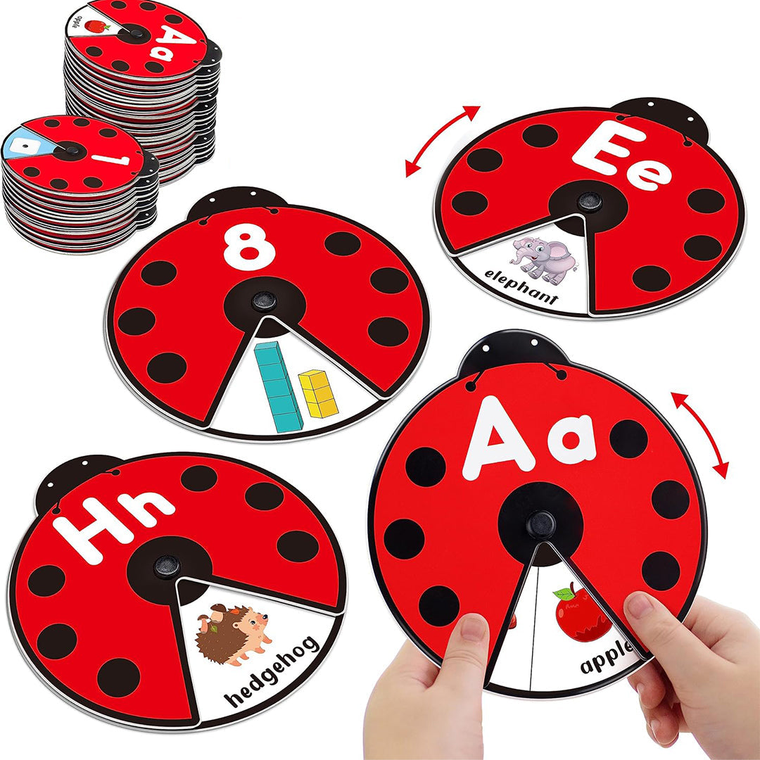 FILIO SpinLearn™ – Montessori Rotating Flash Card Learning Toy (Ages 2–5)