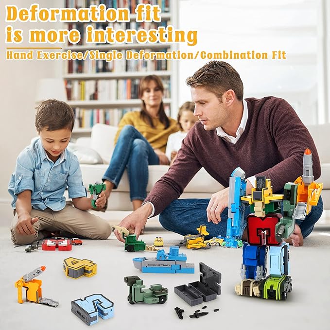 Kidology NumberBot Transformers Set