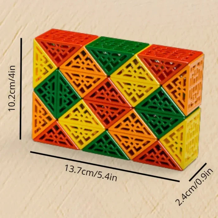 QiYi Geometric Magic Snake Cube Puzzle (24 Blocks) - Cuberkart