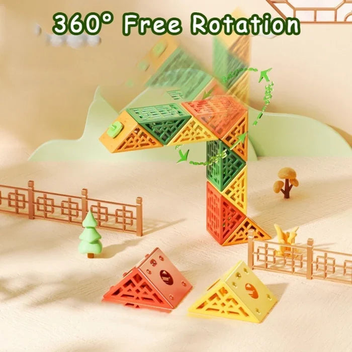 QiYi Geometric Magic Snake Cube Puzzle (24 Blocks) - Cuberkart