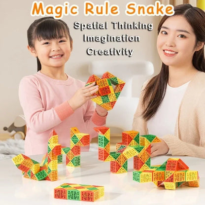 QiYi Geometric Magic Snake Cube Puzzle (24 Blocks) - Cuberkart